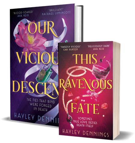 This Ravenous Fate duology by Hayley Dennings